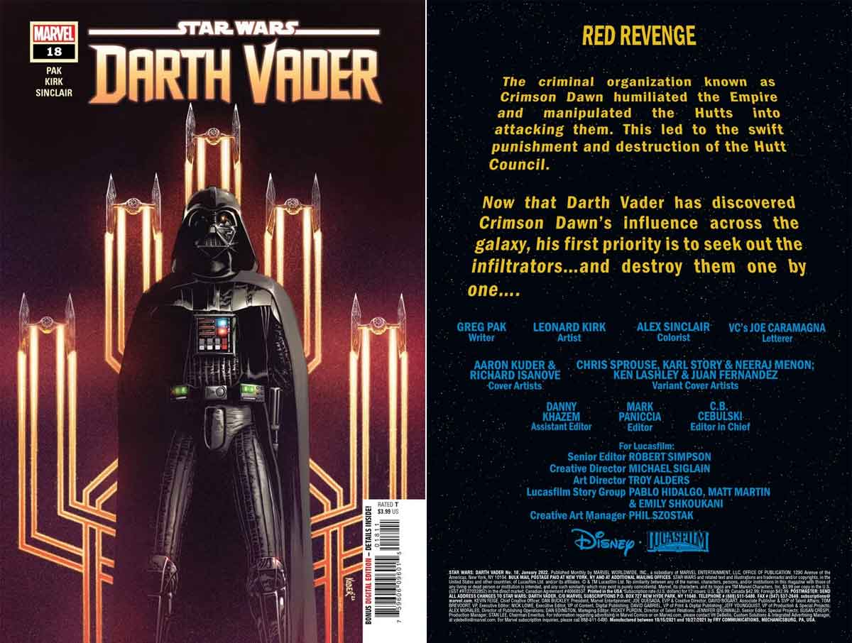 star wars darth vader comic marvel