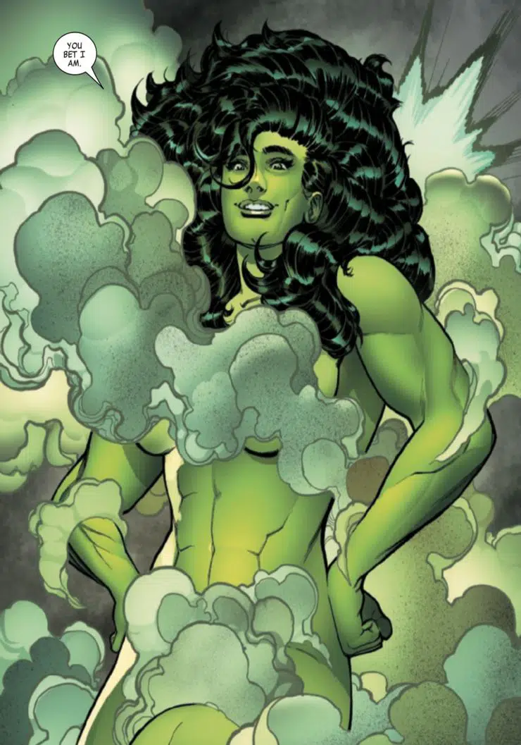 She-Hulk returns to the look that made her famous