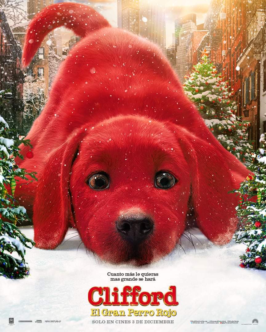 el importante mensaje de clifford. el gran perro rojo