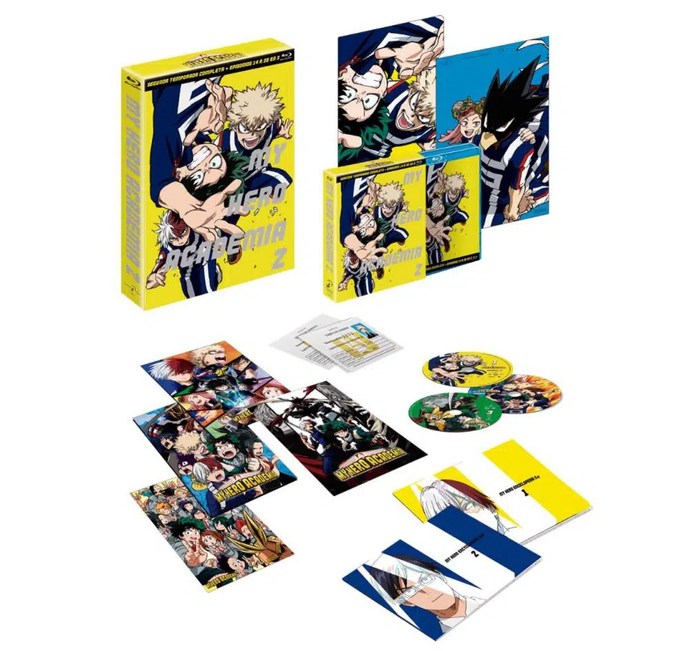 my hero academia temporada 2 edición bluray coleccionista a4