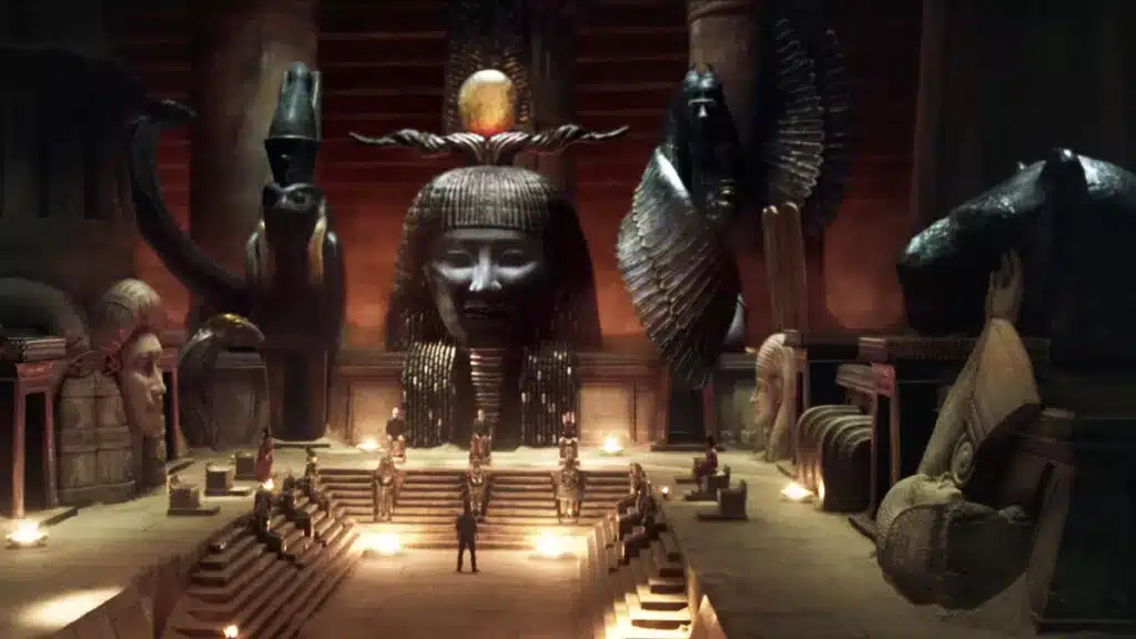 Los dioses de egipto en Caballero Luna