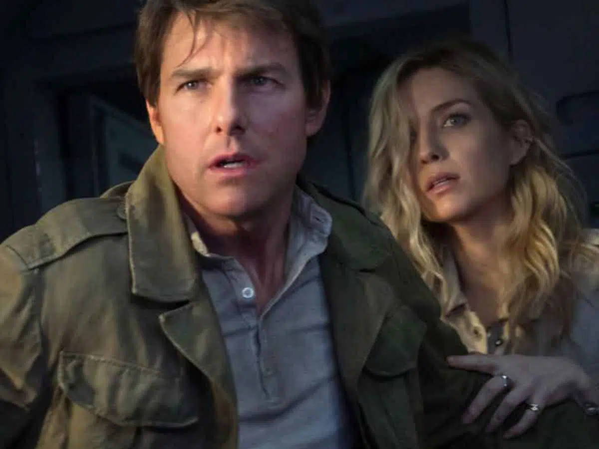 tom cruise y annabelle wallis en la momia