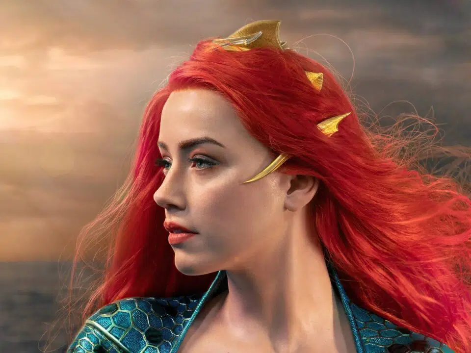 Amber Heard como Mera en Aquaman 2