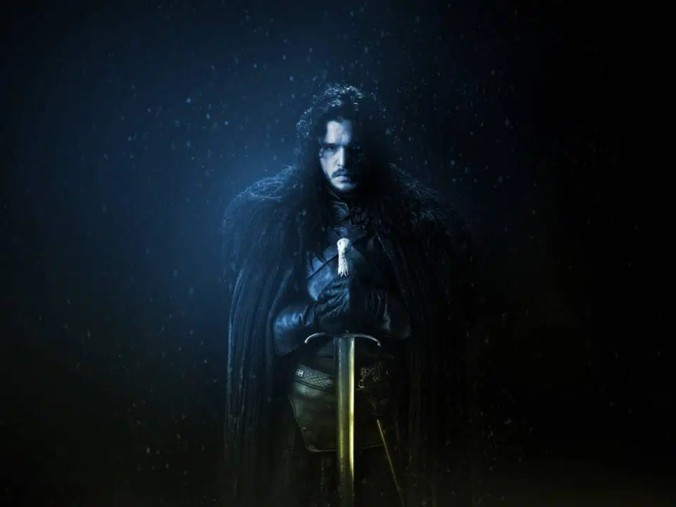 jon snow como rey de la noche