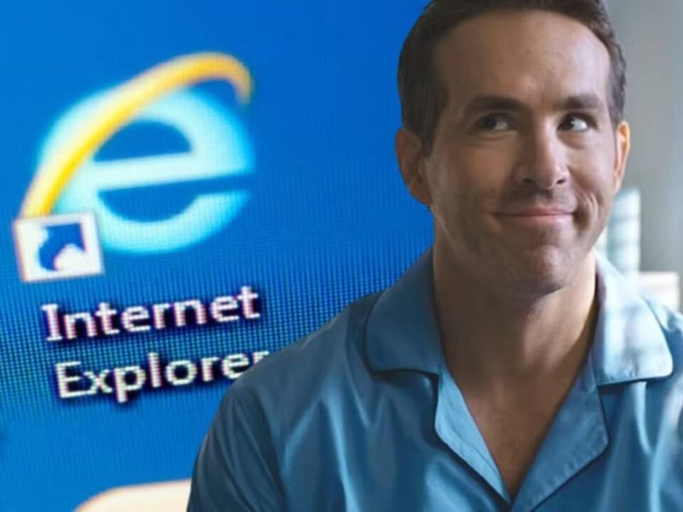 Ryan Reynolds se burla de Internet Explorer