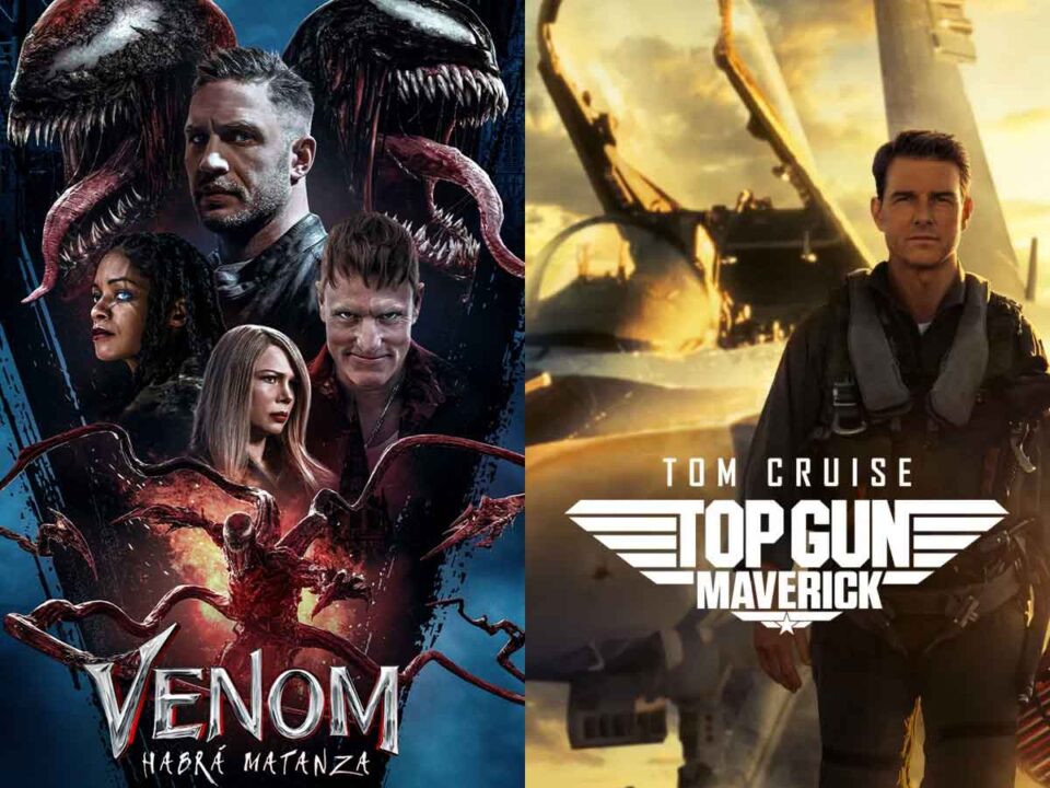 venom 2 y top gun: maverick