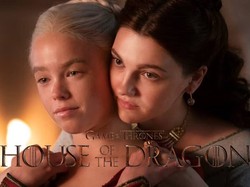 rhaenyra targaryen y alicent hightower en house of the dragon