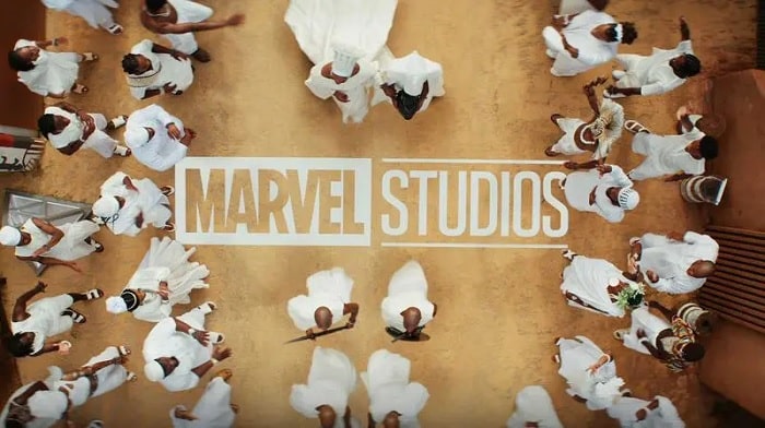 el logo de marvel studios en el tráiler de black panther 2