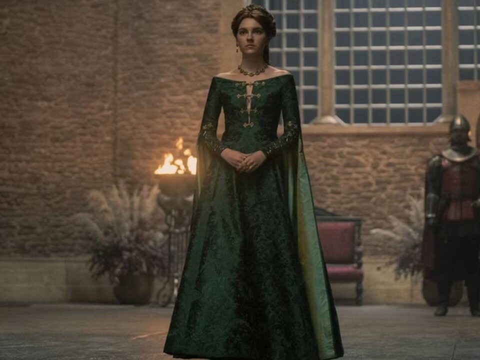 el vestido verde de alicent hightower en house of the dragon