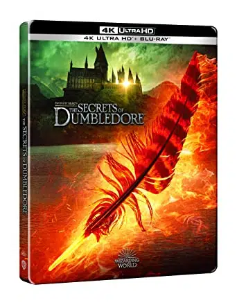 animales fantásticos: los secretos de dumbledore. 4k uhd + blu-ray. ed. especial metálica