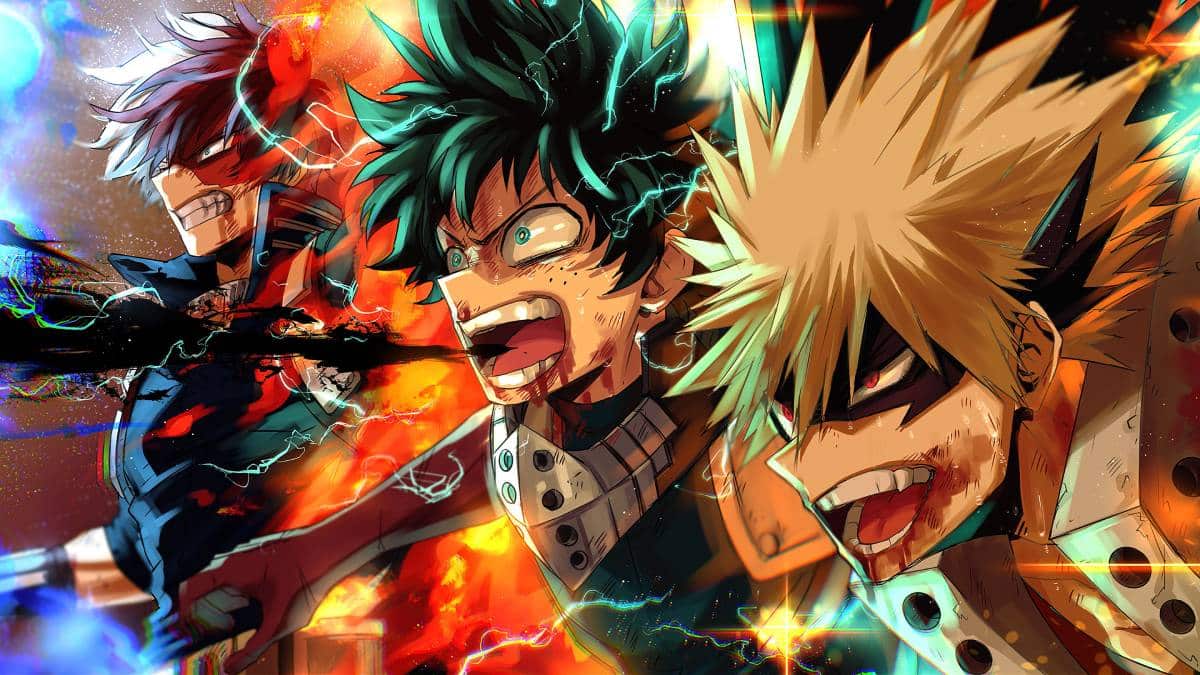 el anime de my hero academia