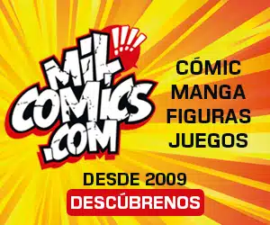 banner Milcomics tienda de cómics, marga, figuras y juegos