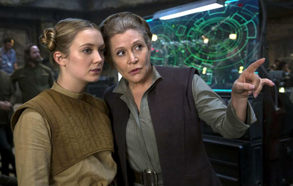 billie lourd y carrie fisher