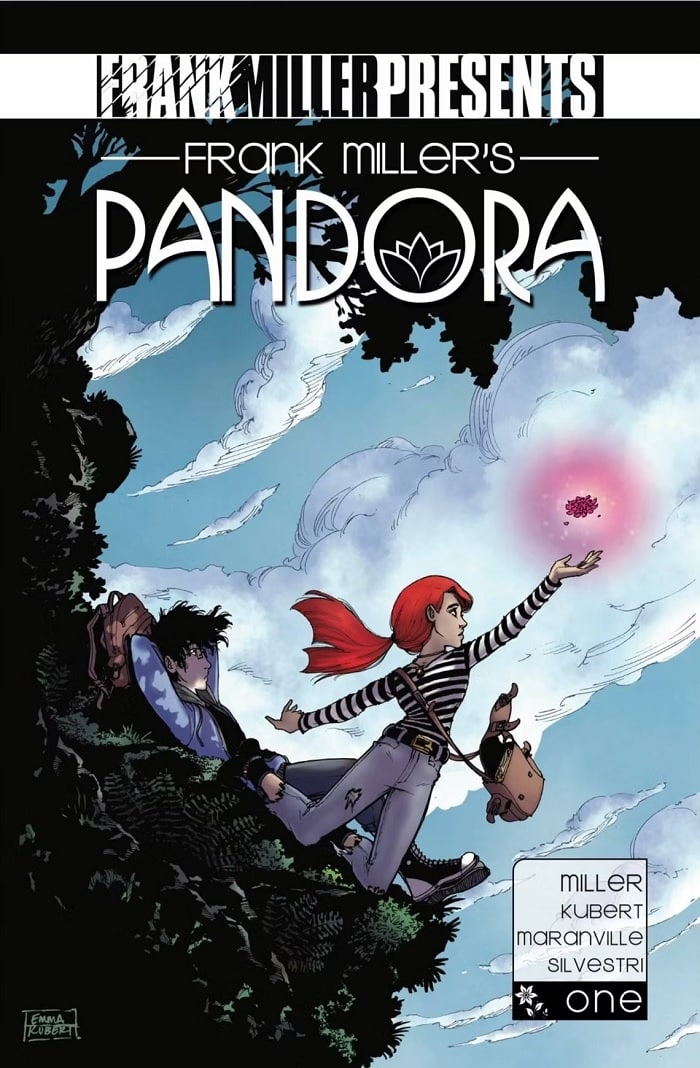 la portada del cómic pandora