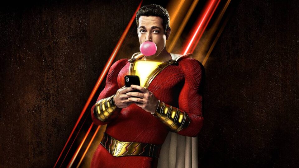 zachary levi como shazam en dc comics