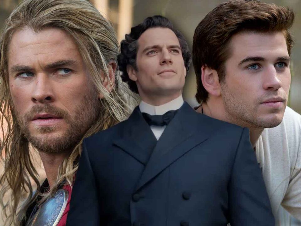 henry cavill y los hermanos chris y liam hemsworth