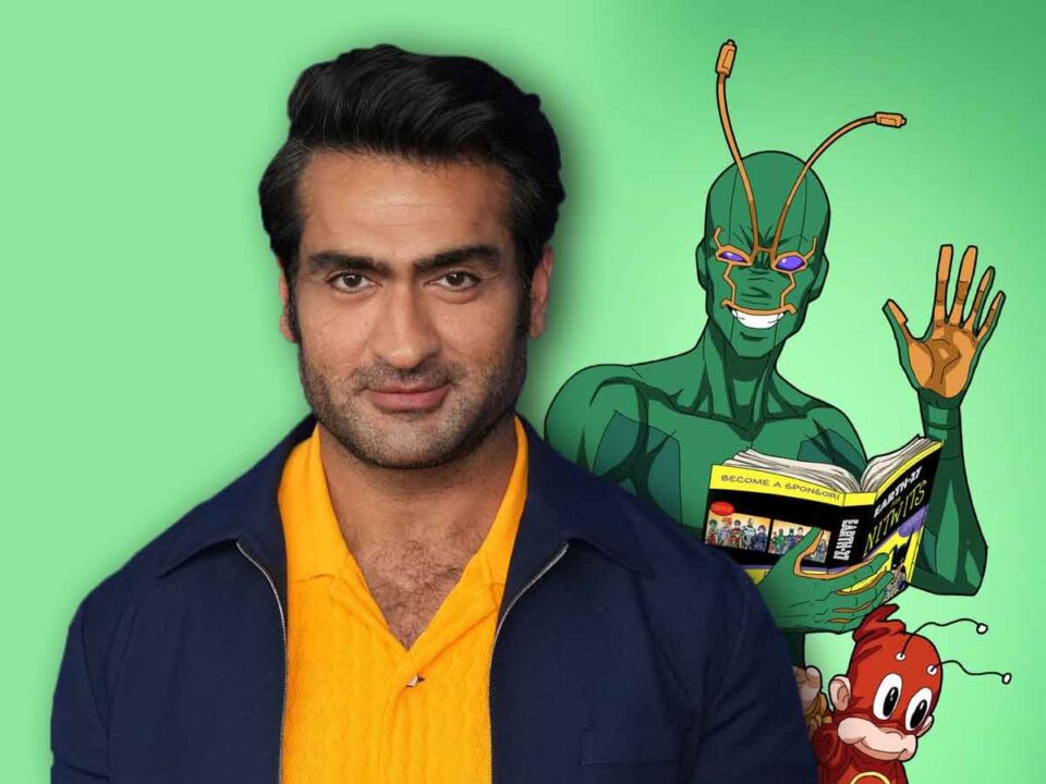 kumail nanjiani y un personaje de dc comics