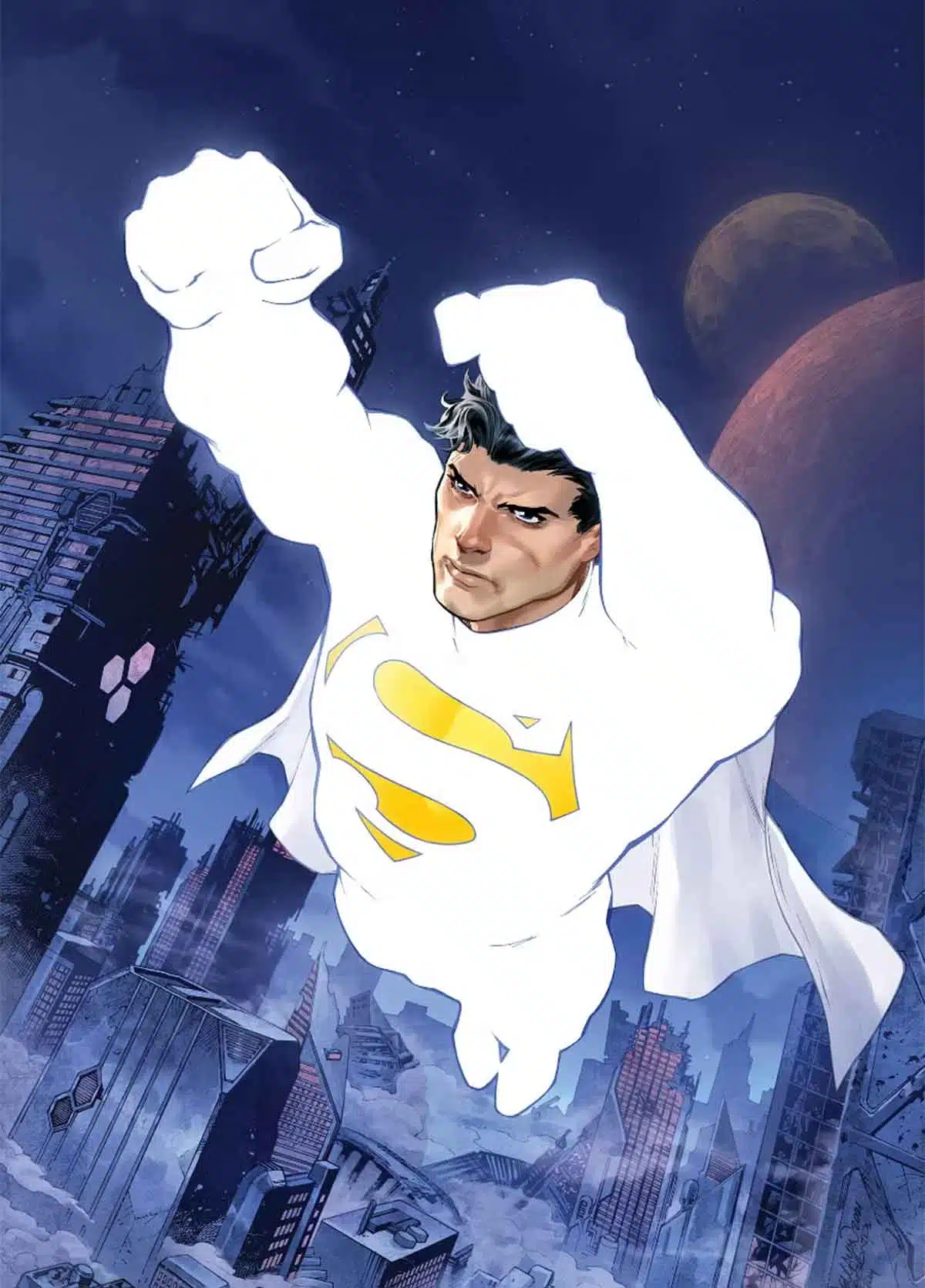 superman traje blanco