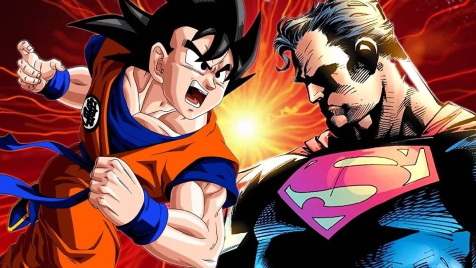 goku vs superman en dragon ball