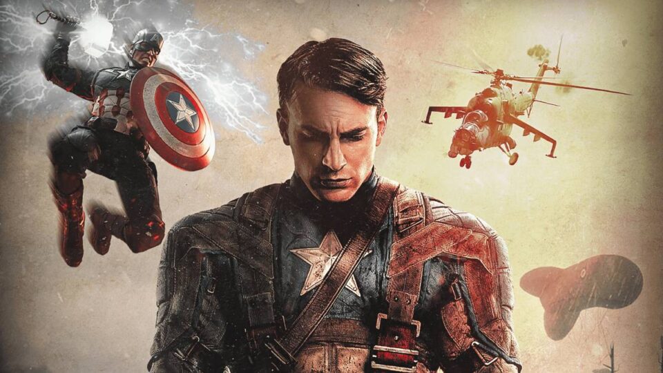 chris evans como capitán américa en marvel studios