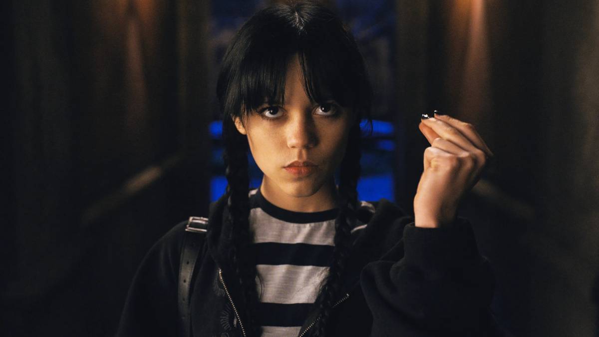 jenna ortega como miércoles addams en netflix