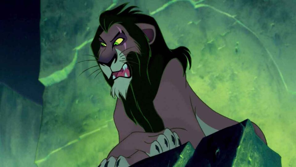 Scar en El Rey León de Disney