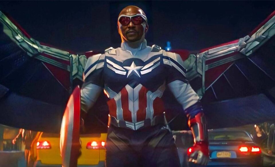 Anthony Mackie como el Capitán América