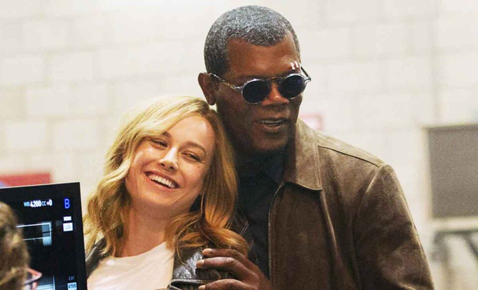 brie larson y samuel l jackson