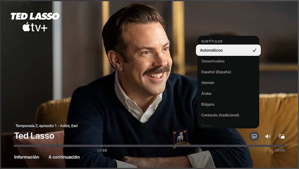 subtítulos en ted lasso