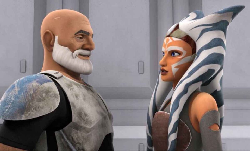 capitán rex junto a ahsoka