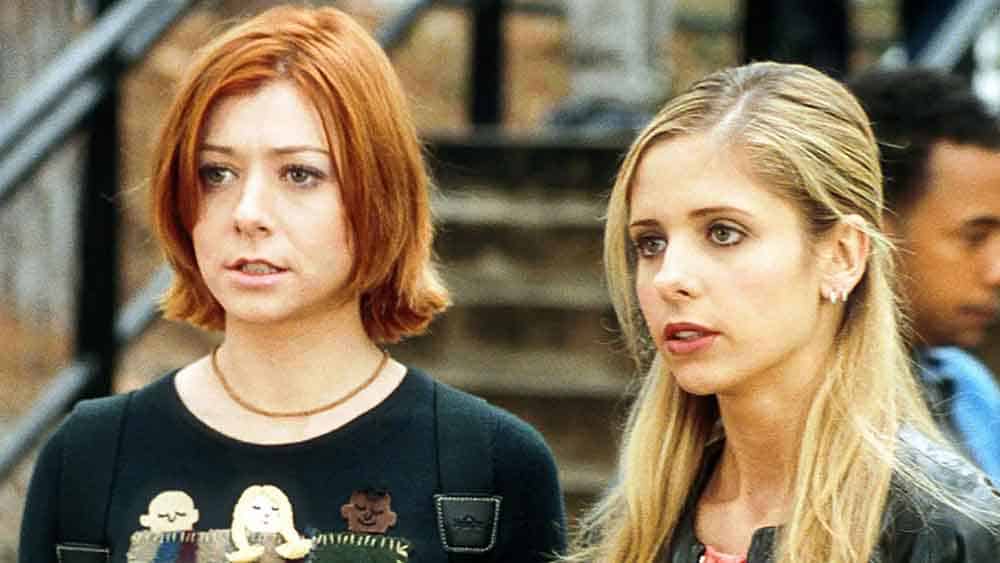 Willow y Buffy en la serie