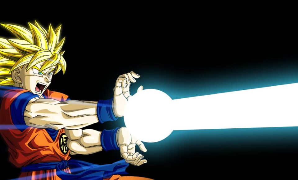 el kamehameha en dragon ball