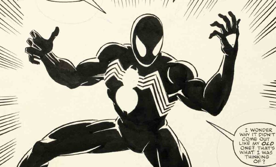 El traje negro de Spiderman