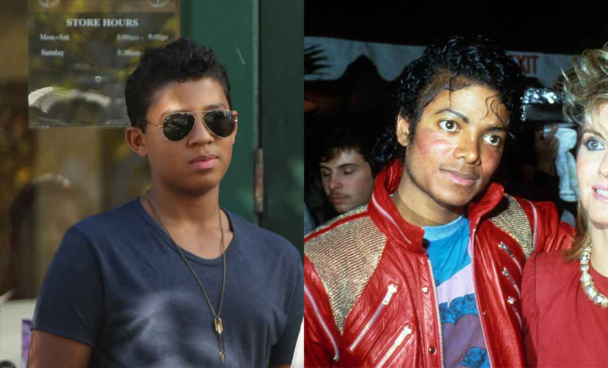 Jaafar Jackson y Michael Jackson