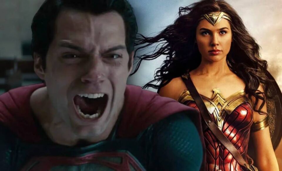 henry cavill y gal gadot como superman y wonder woman