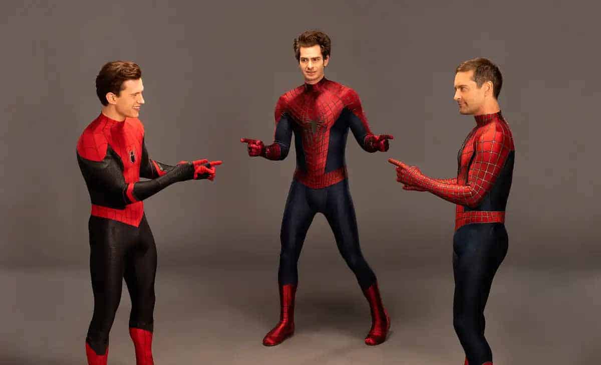 Los tres Spider-man juntos