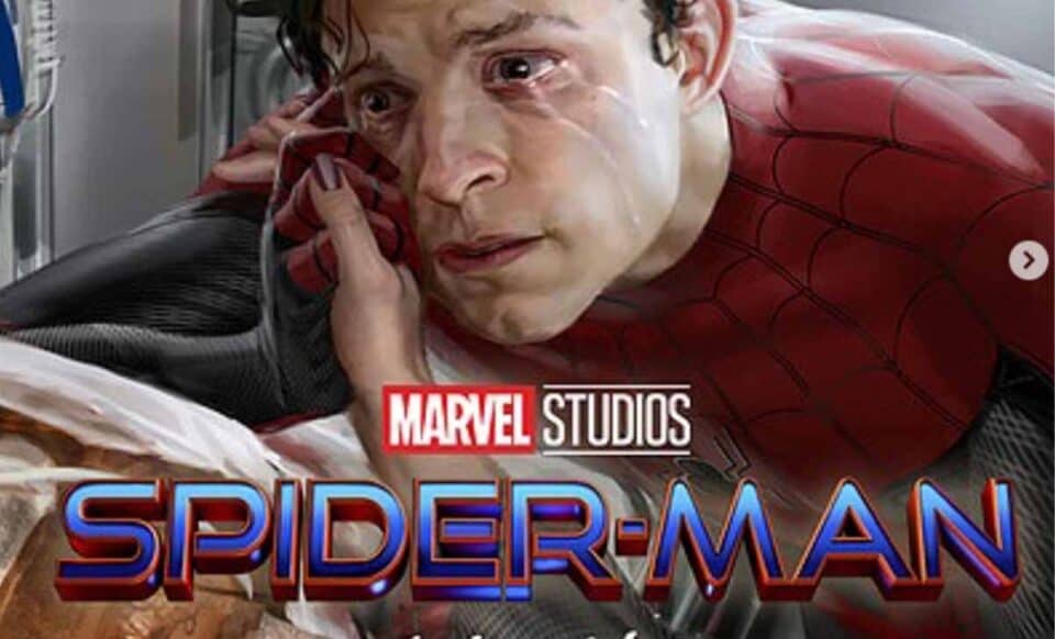 Spiderman llorando