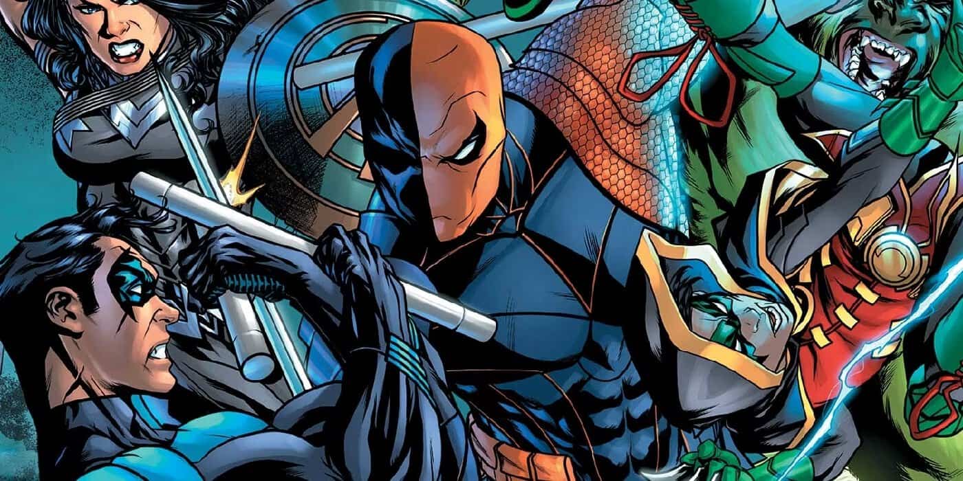 deathstroke vs teen titans