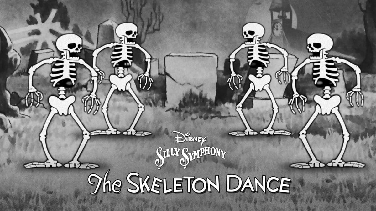 the skeleton dance (walt disney pictures)