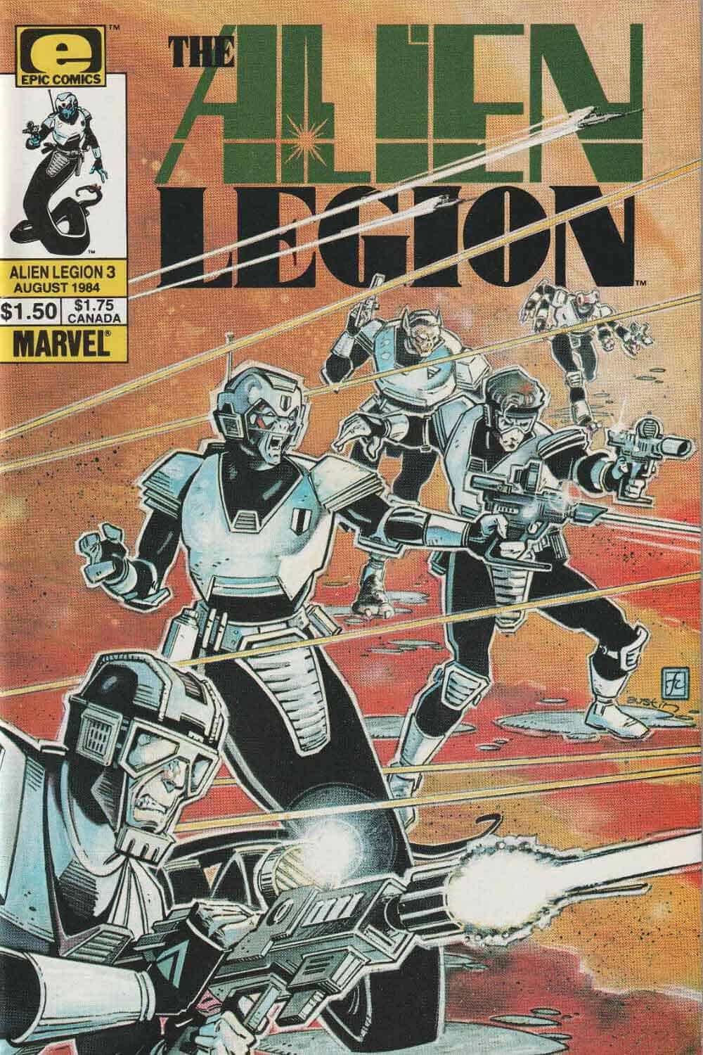 Alien Legion cómics de ciencia ficción