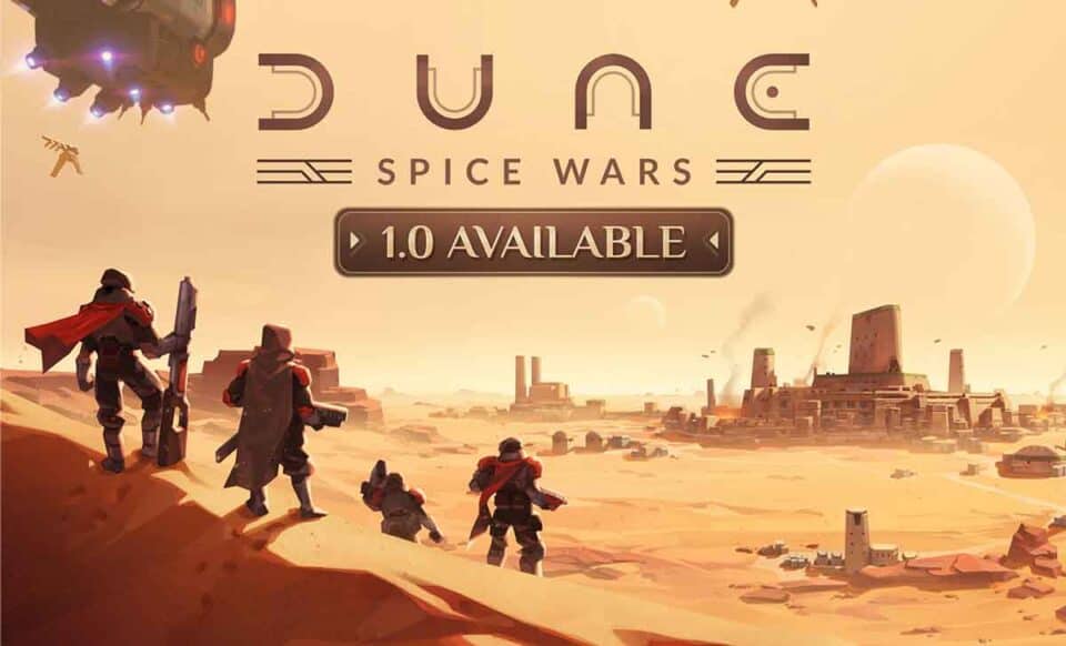dune: spice wars ya está disponible. Imagen con un desierto de fondo