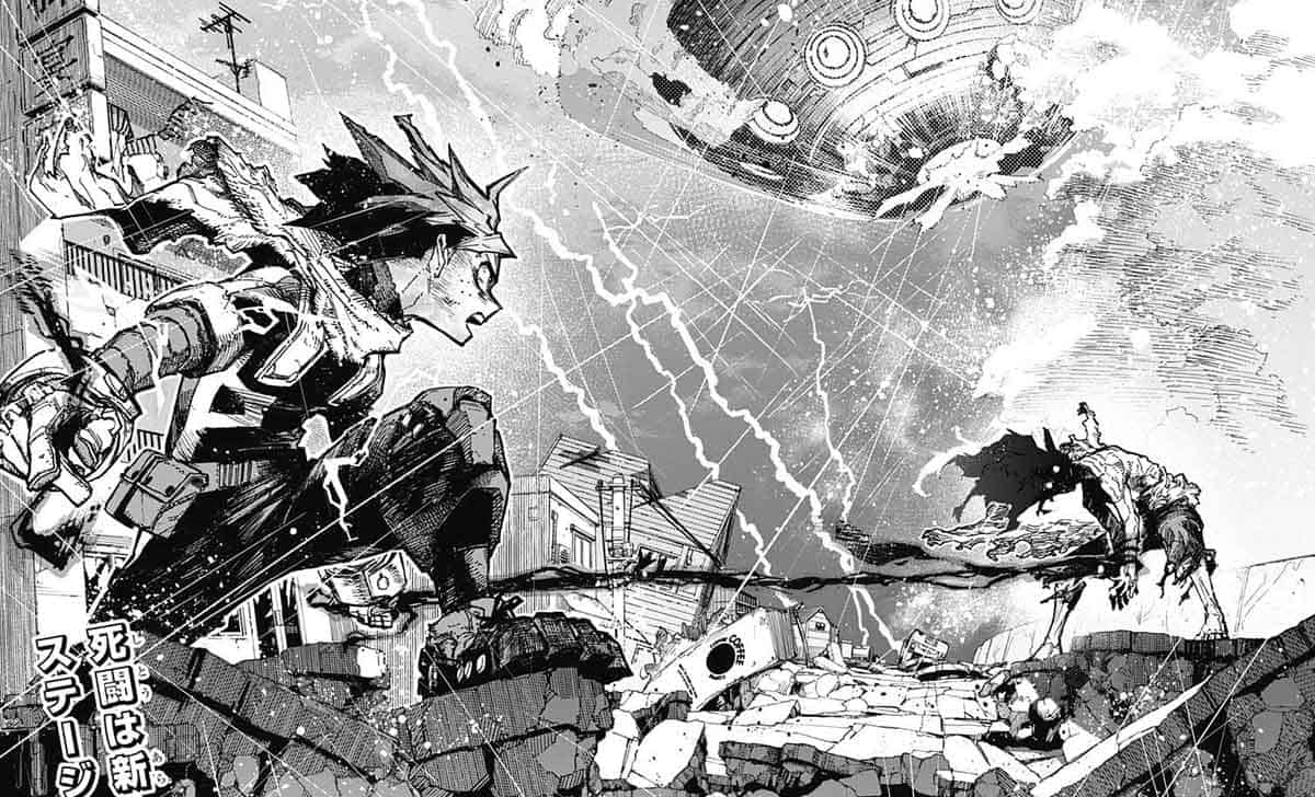 shigaraki vs deku en my hero academia