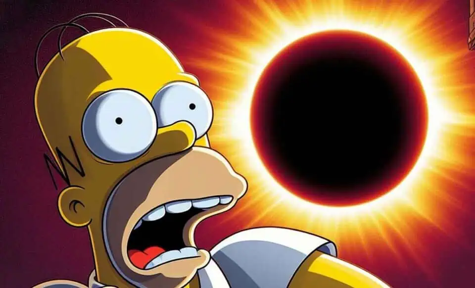 Los Simpson eclipse