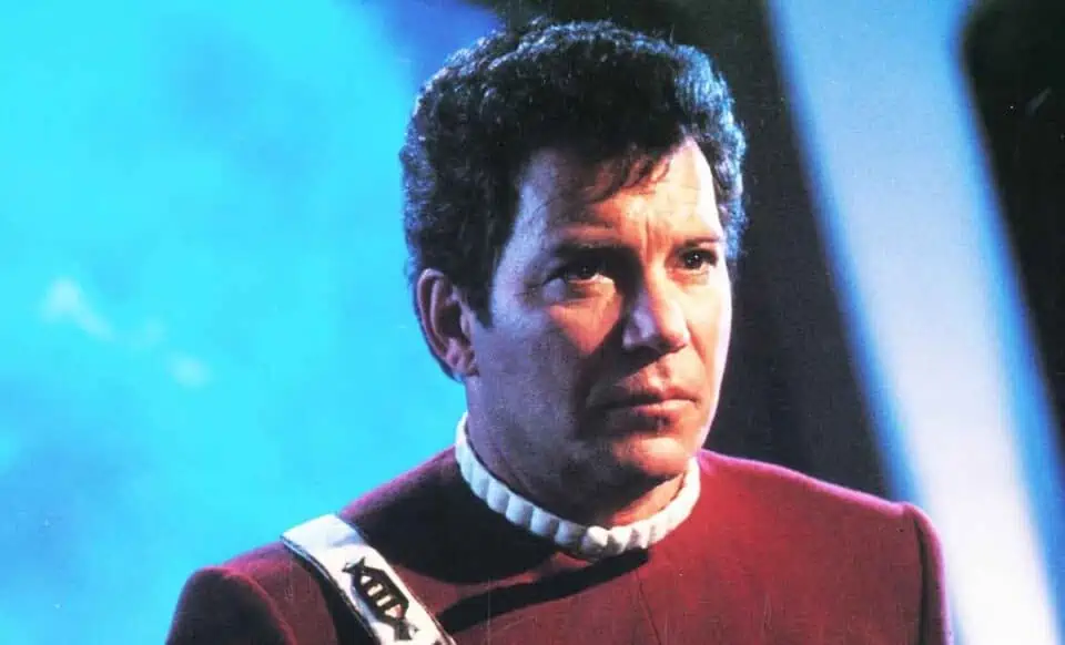 William Shatner en Star Trek V (1989)