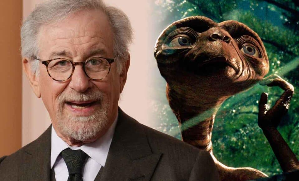 Steven Spielberg y E.T. El extraterrestre