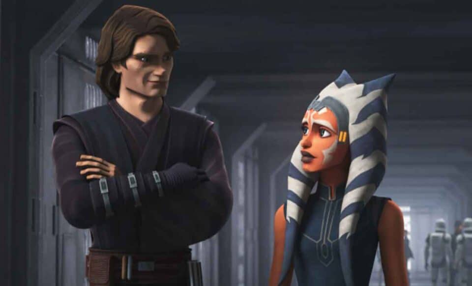 ahsoka y anakin clone wars