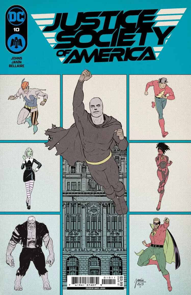 Portada del número 10 de DC Comics Justice Society of America que saldrá a la venta en junio