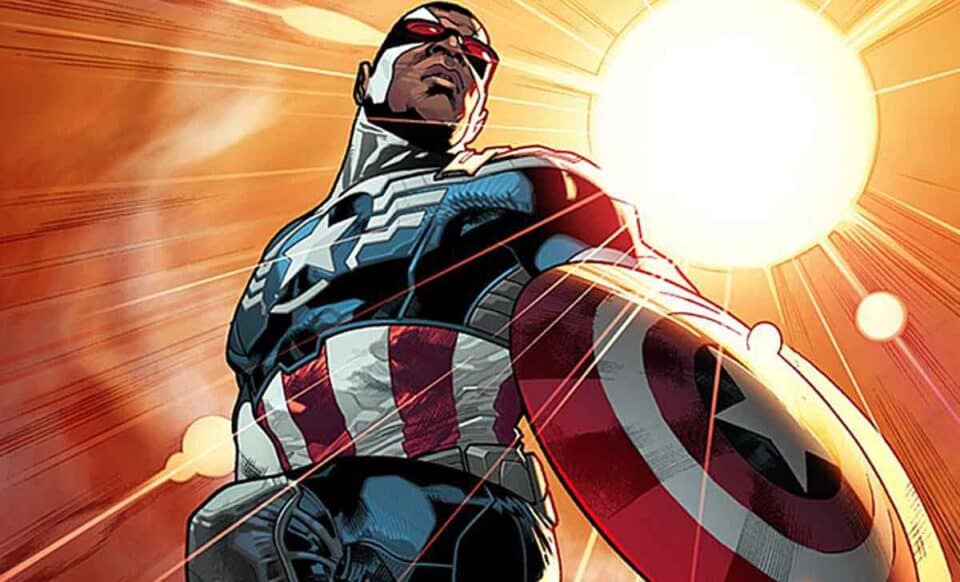 Sam Wilson como el capitán América en Captain America: Brave New World