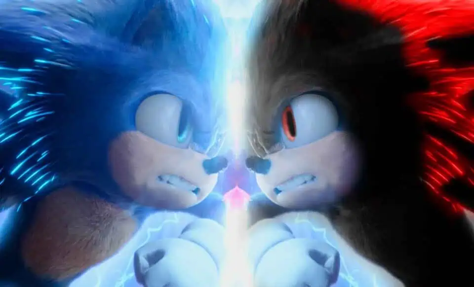Sonic vs Shadow en Sonic 3