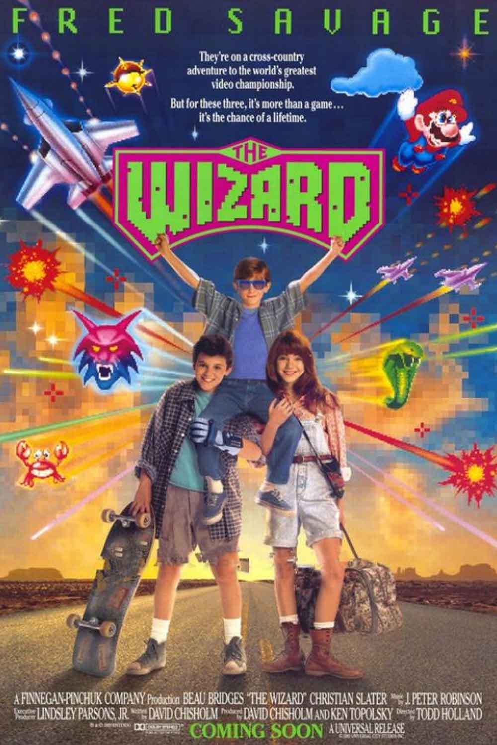Película de videojuegos - The Wizard (titulada El campeón del videojuego y El pequeño mago en España y El genio en Latinoamérica)
